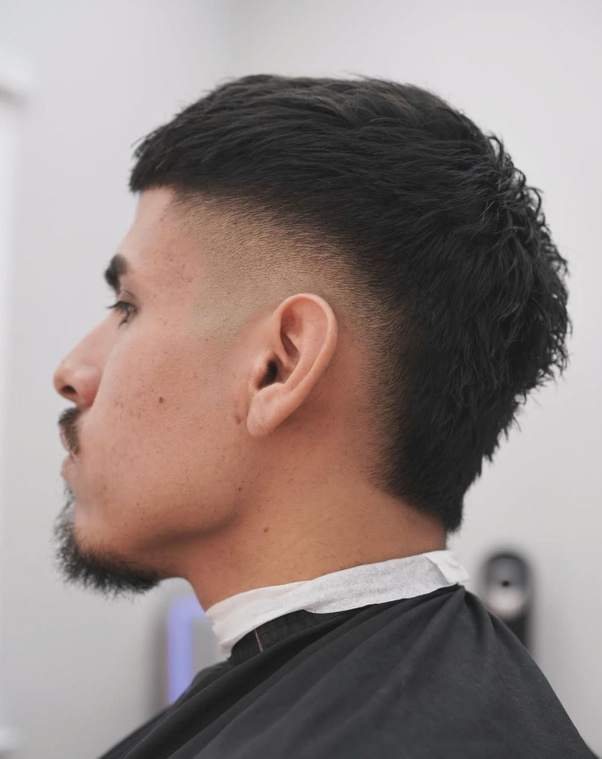 Burst Fade Mullet